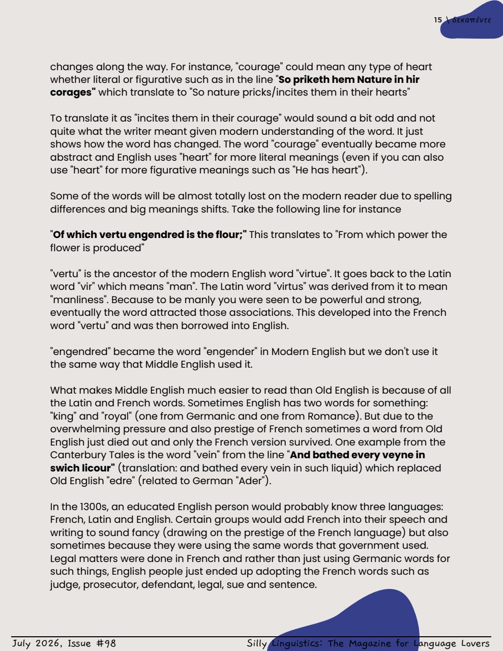 Silly Linguistics Preview Pages