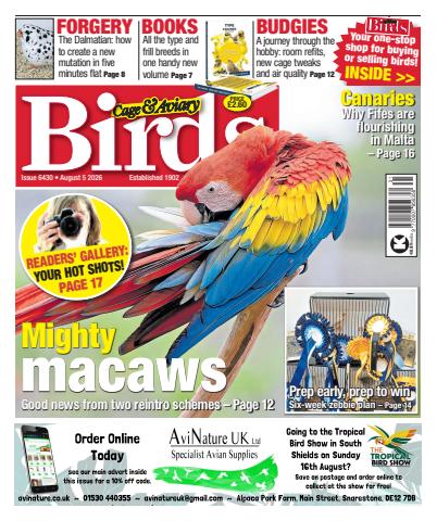 Cage & Aviary Birds issue 5th August 2026