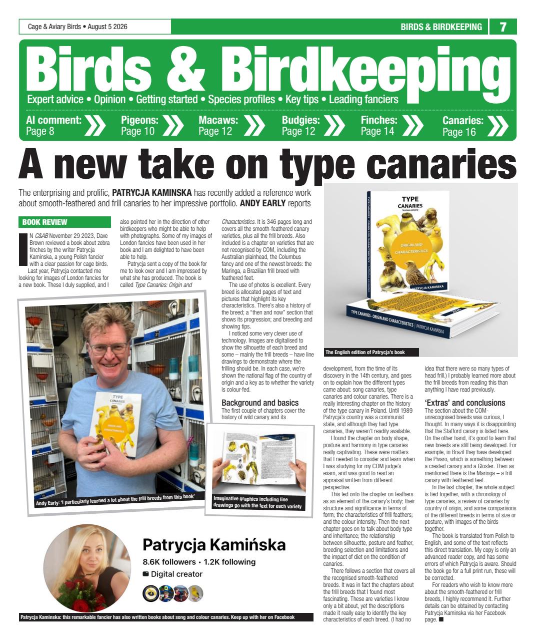 Cage & Aviary Birds Preview Pages