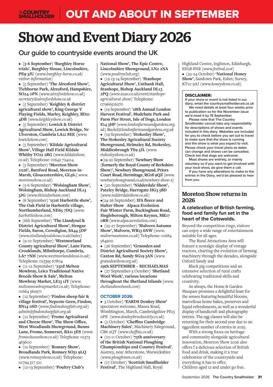 The Country Smallholder Preview Pages