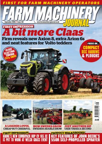 Farm Machinery Journal issue September 2026