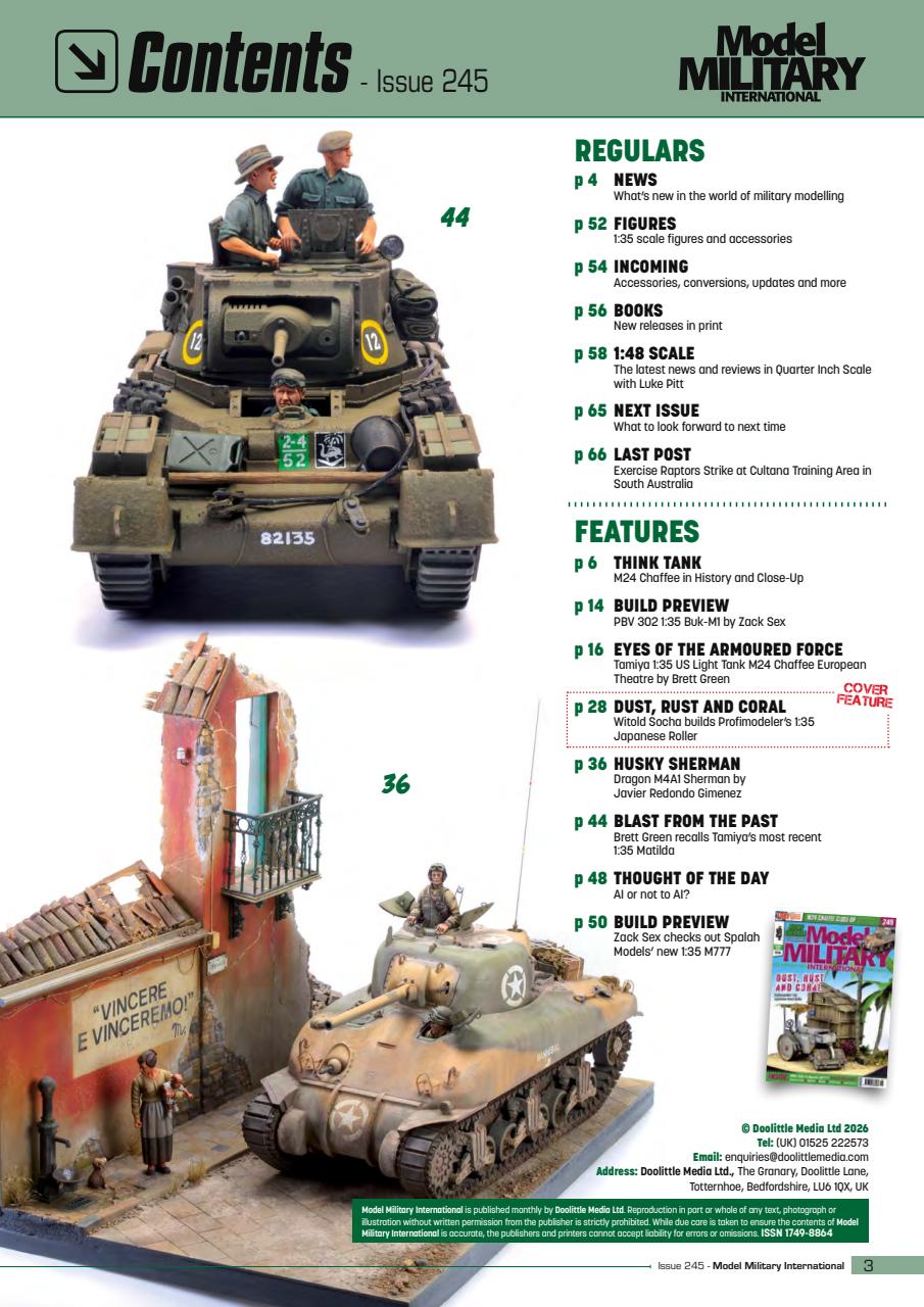 Model Military International Preview Pages