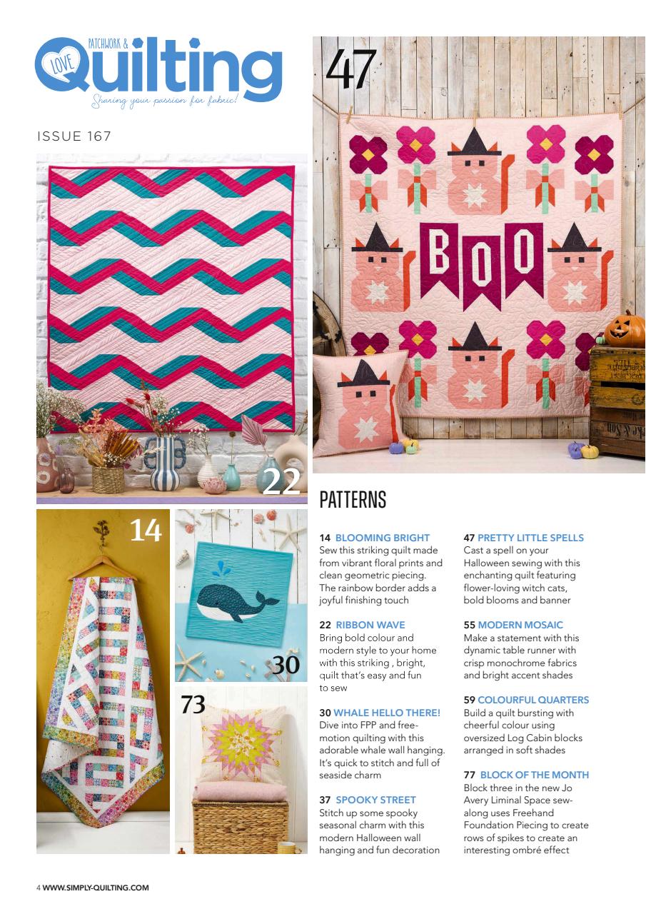 Love Patchwork & Quilting Preview Pages