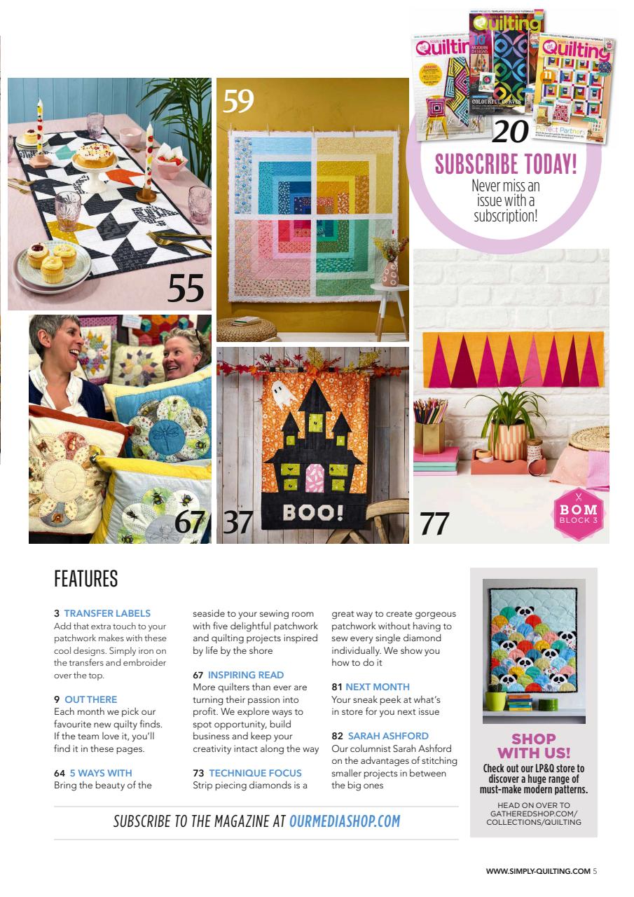 Love Patchwork & Quilting Preview Pages