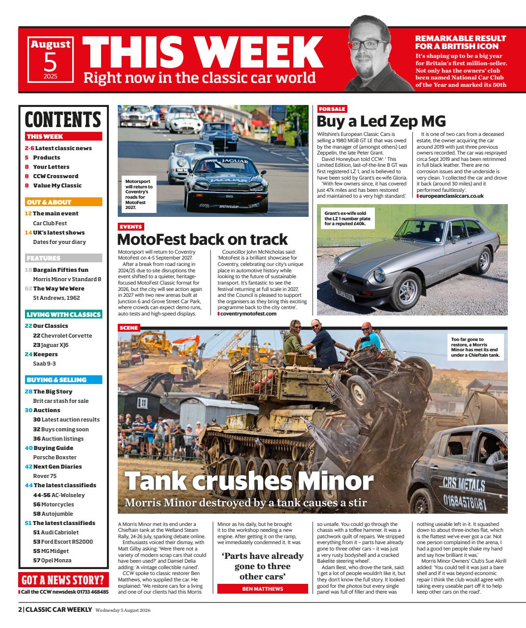 Classic Car Weekly Preview Pages