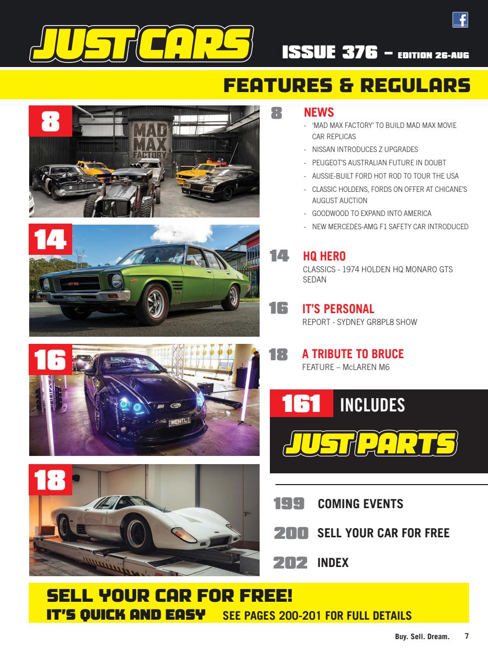 JUST CARS Preview Pages
