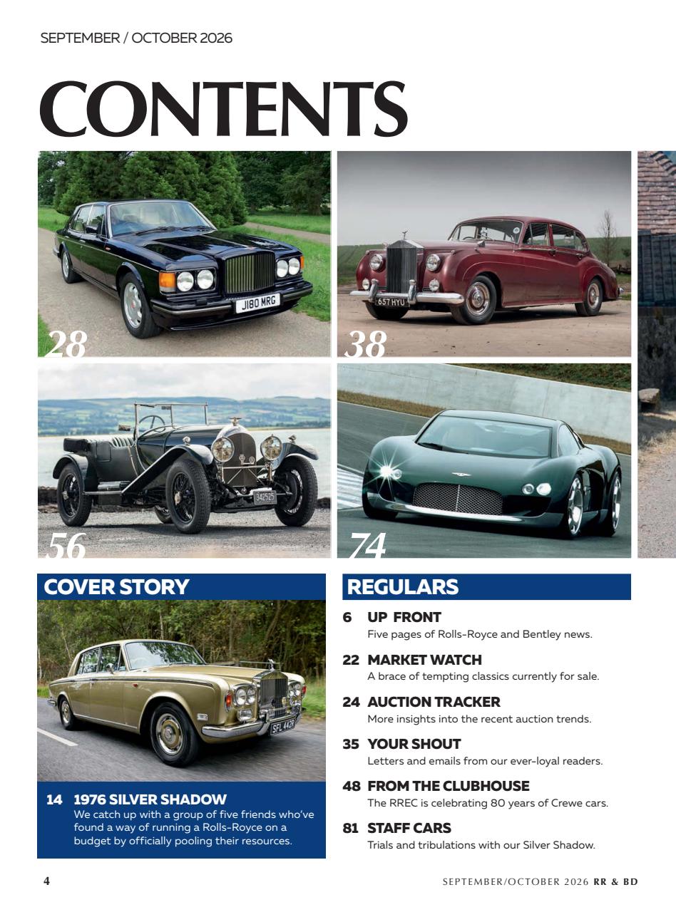 Rolls-Royce & Bentley Driver Preview Pages