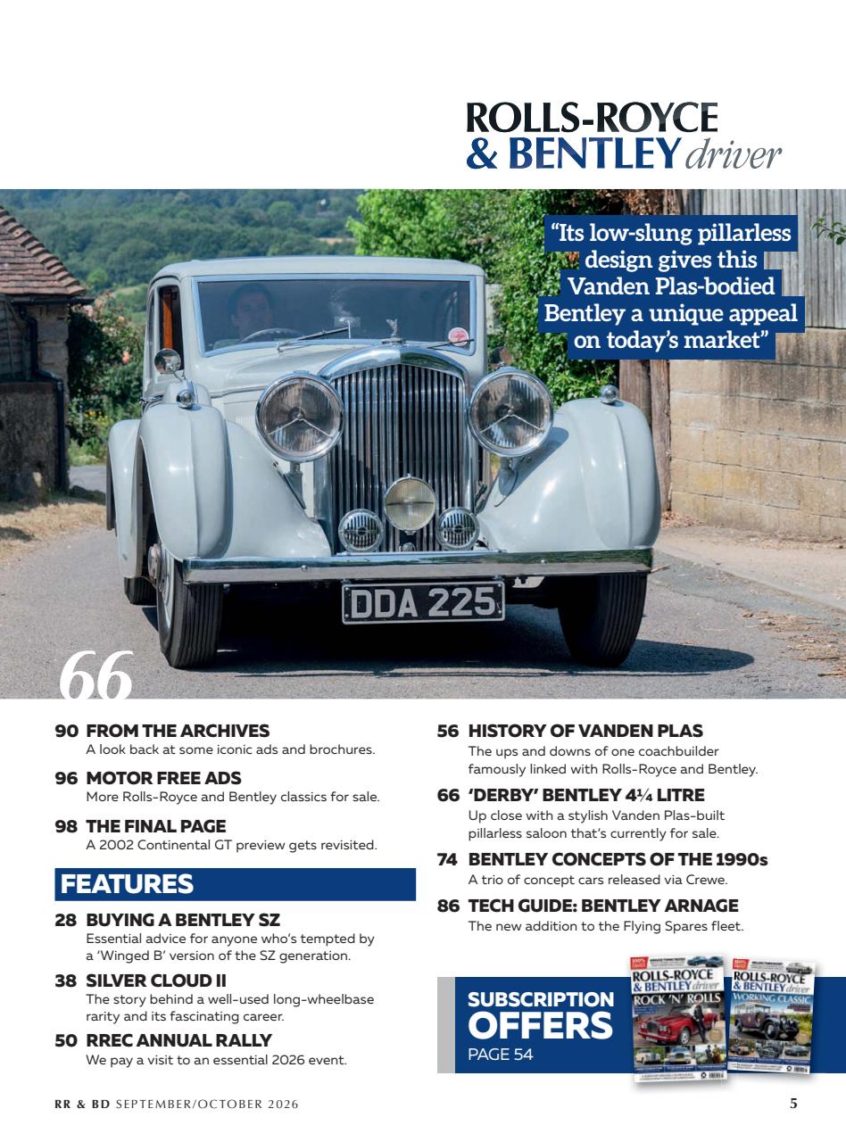 Rolls-Royce & Bentley Driver Preview Pages