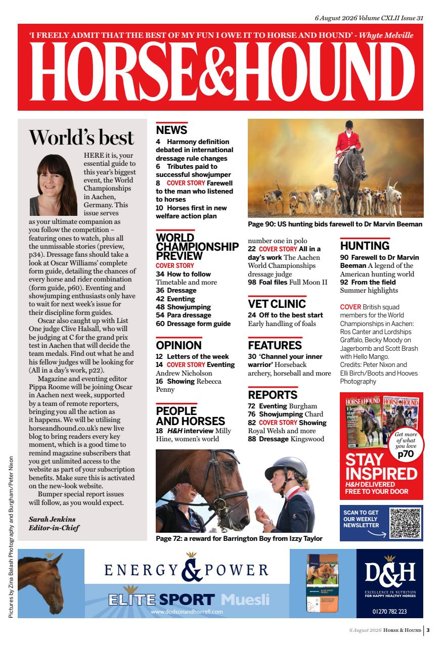 Horse & Hound Preview Pages