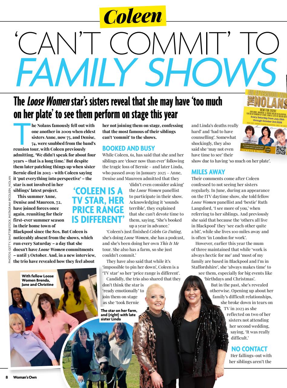 Woman's Own Preview Pages