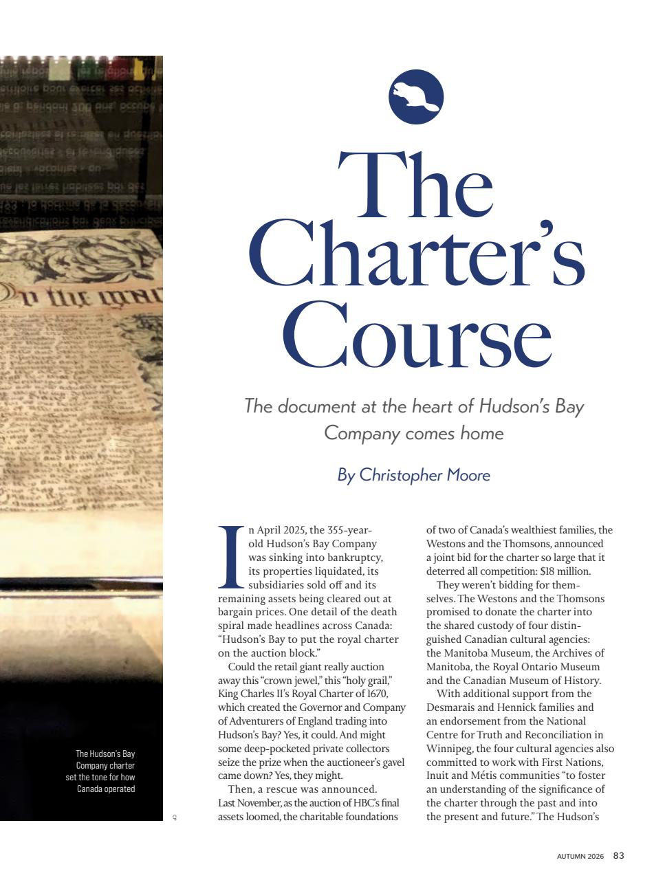 Canada's History Preview Pages