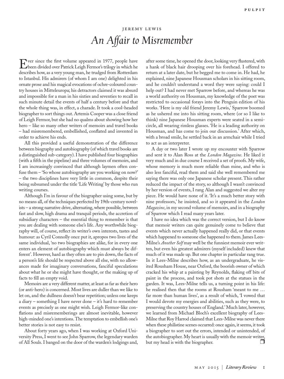 Literary Review Preview Pages
