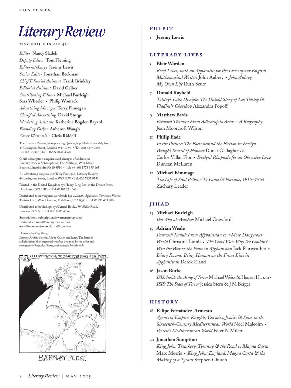 Literary Review Preview Pages
