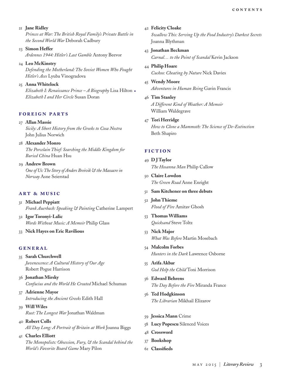 Literary Review Preview Pages