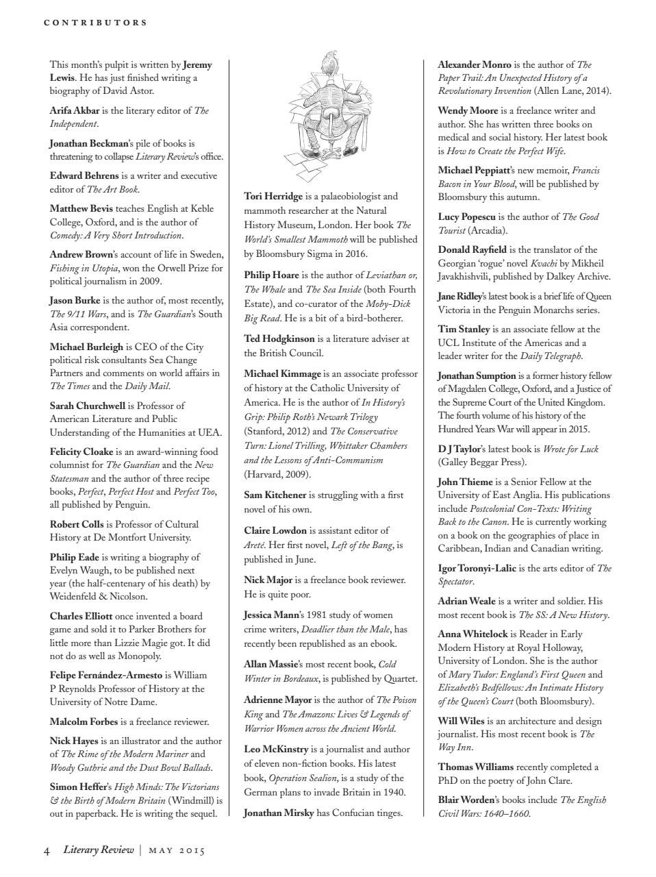 Literary Review Preview Pages