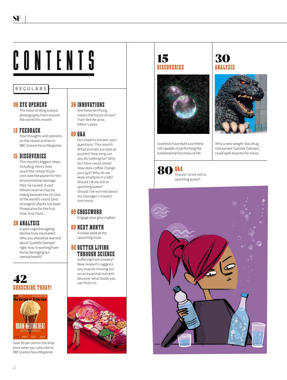 BBC Science Focus Magazine Preview Pages
