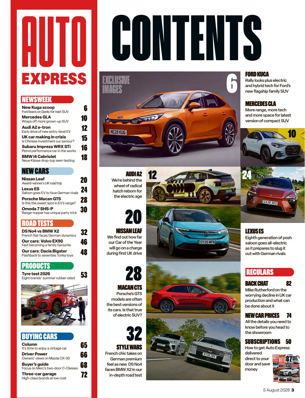 Auto Express Preview Pages