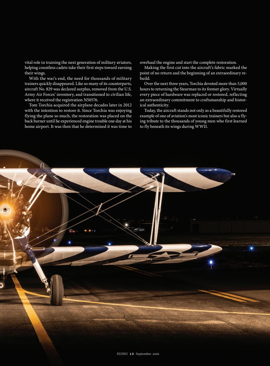 FLYING Magazine Preview Pages