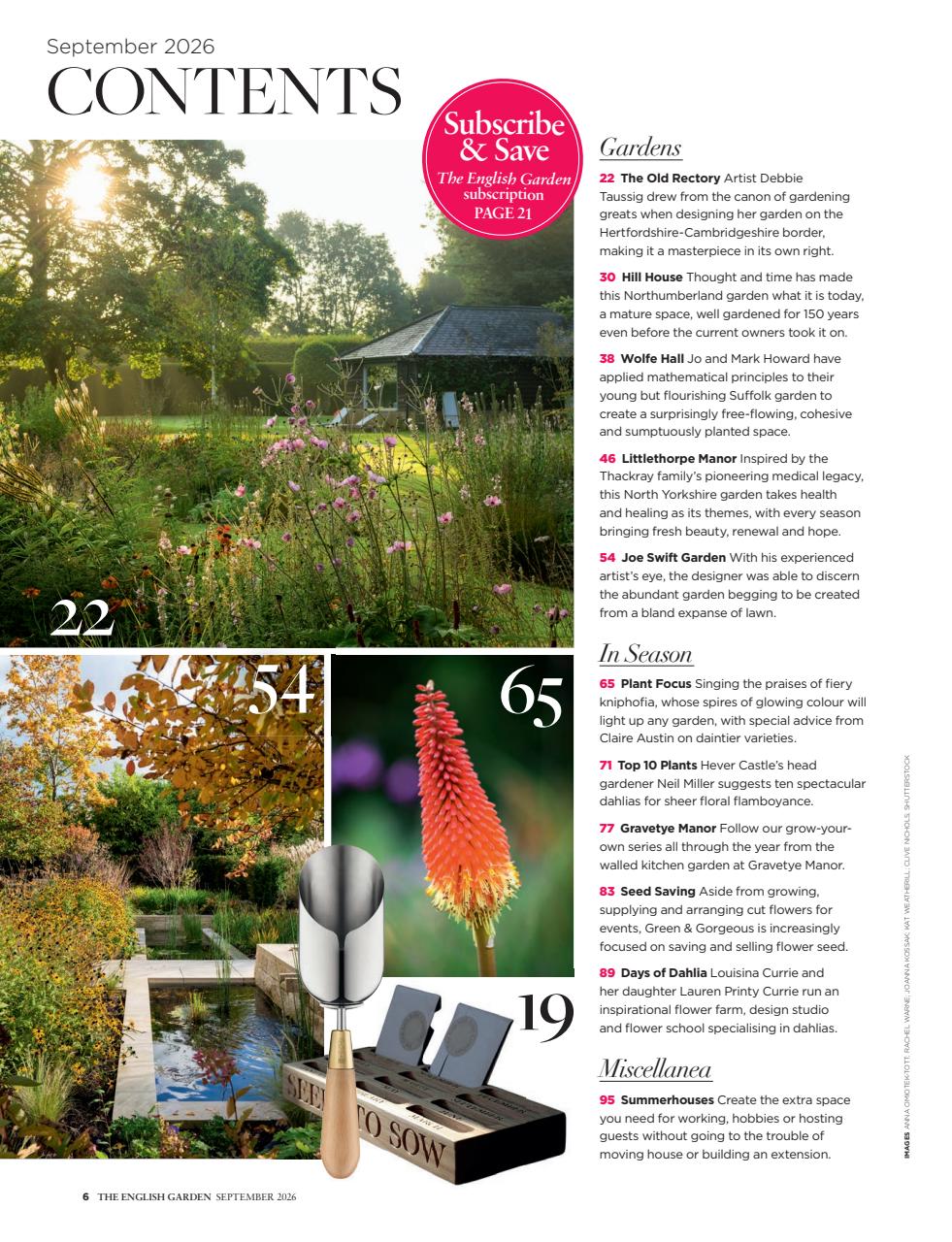 The English Garden Preview Pages