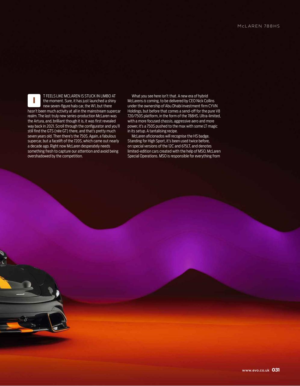 Evo Preview Pages