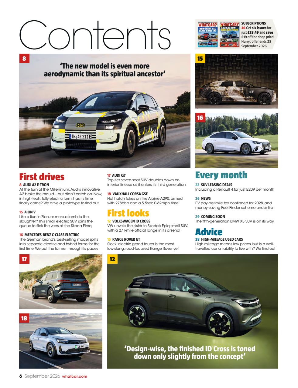 What Car? Preview Pages