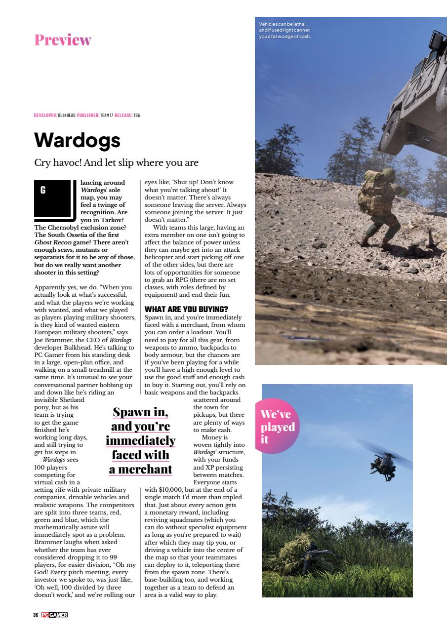 PC Gamer (UK Edition) Preview Pages