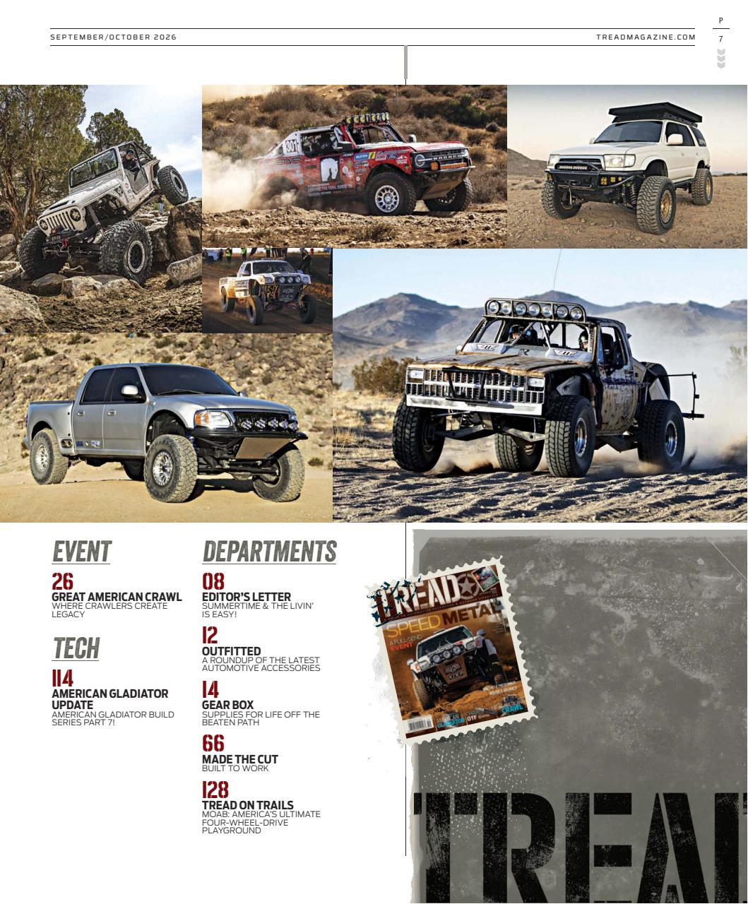 Tread Preview Pages