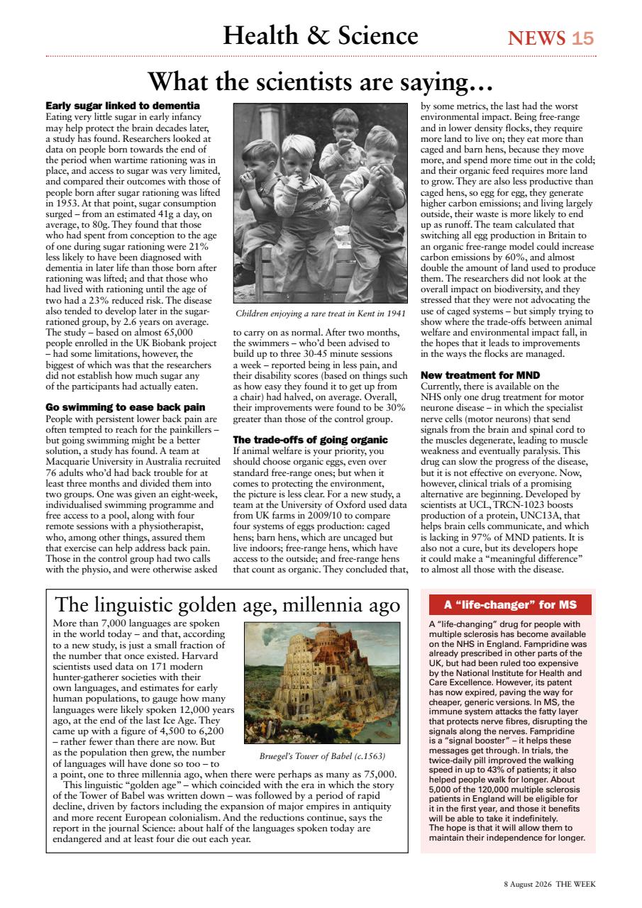 The Week Preview Pages