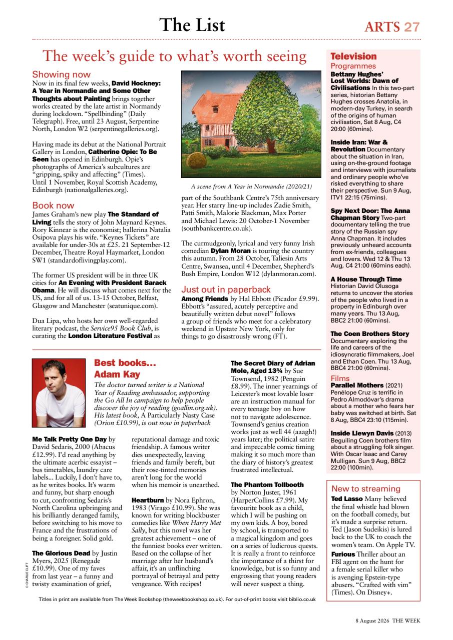 The Week Preview Pages