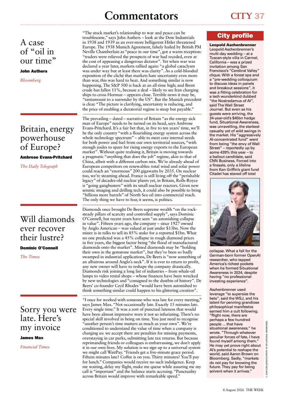 The Week Preview Pages