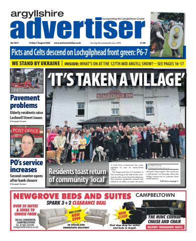 Argyllshire Advertiser issue Friday, August 07, 2026