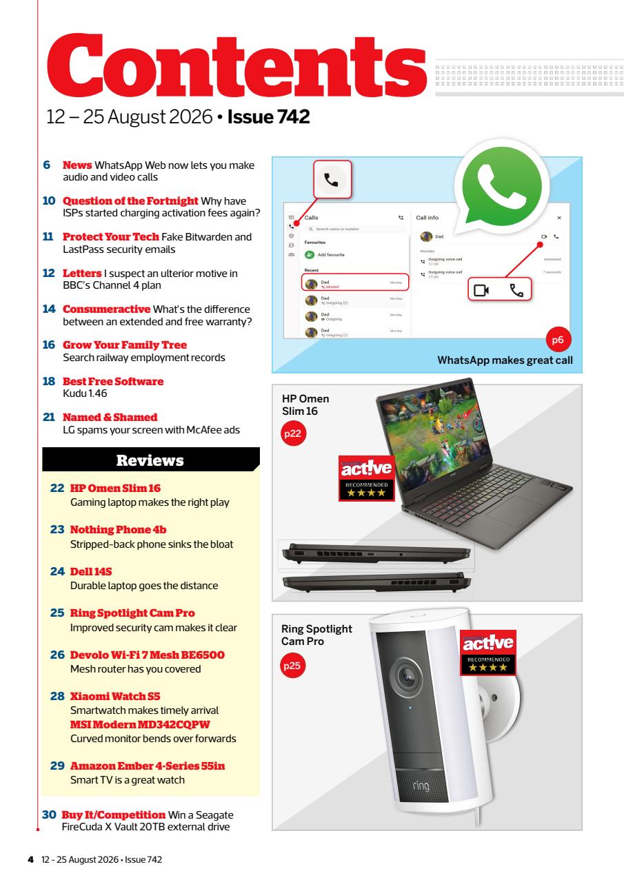 Computer Active Preview Pages