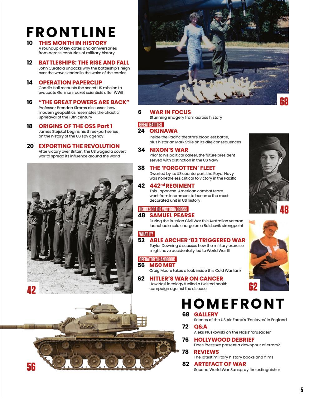 History of War Preview Pages