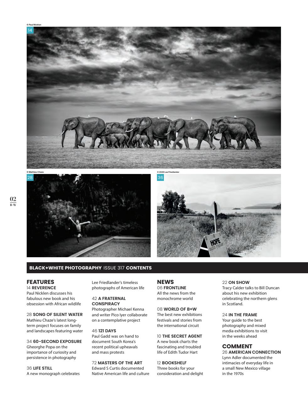 Black+White Photography Preview Pages