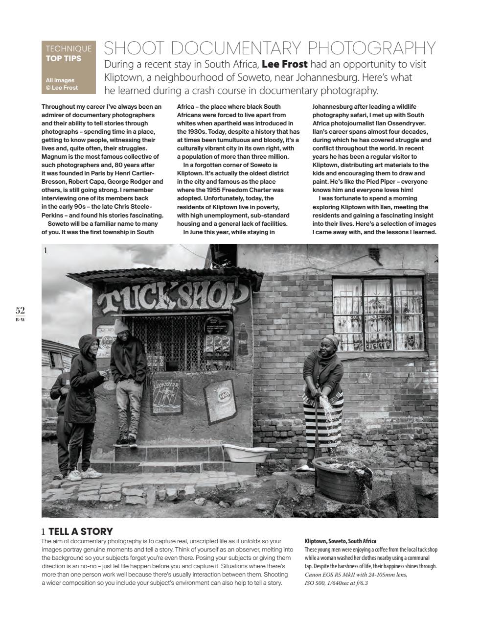Black+White Photography Preview Pages