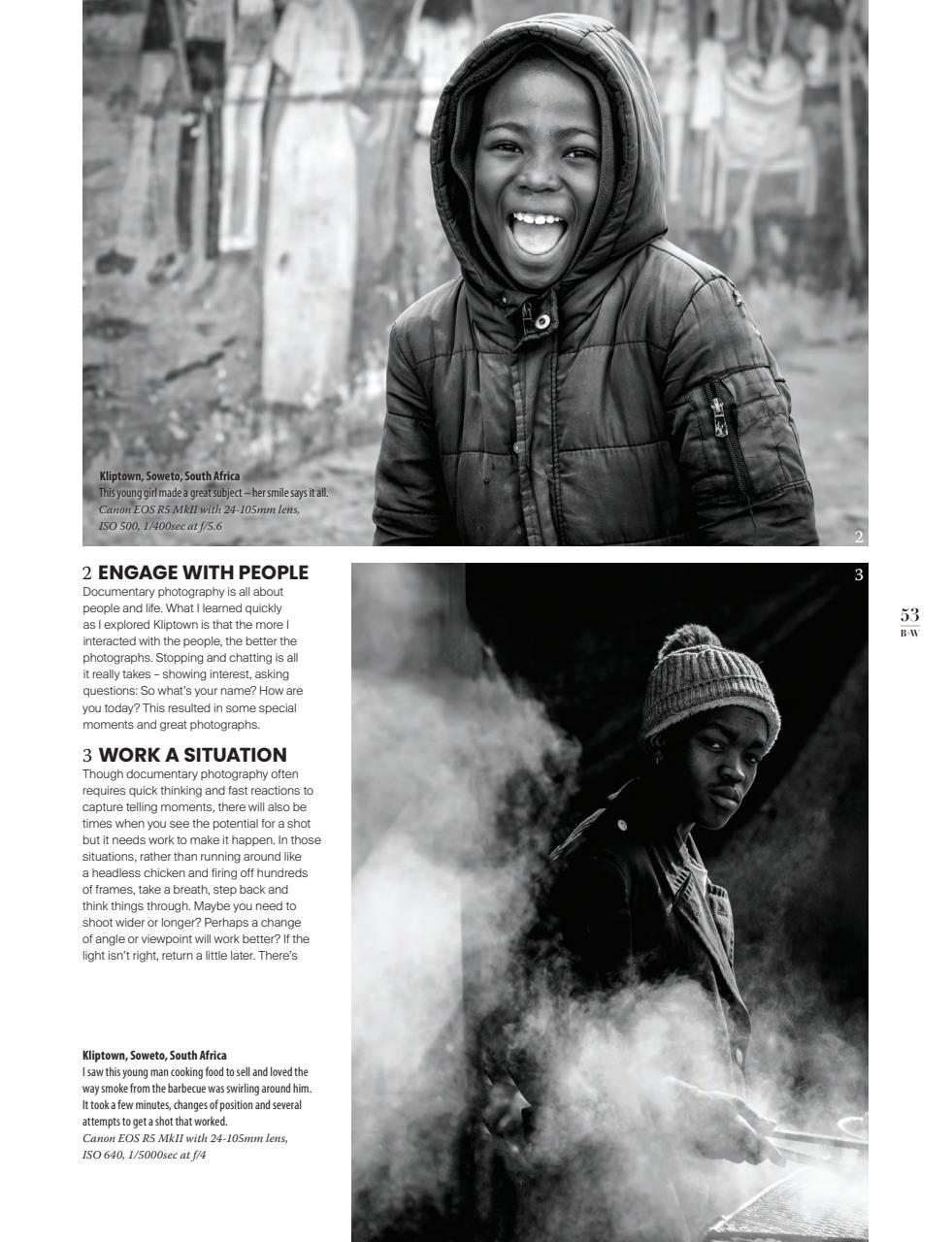 Black+White Photography Preview Pages