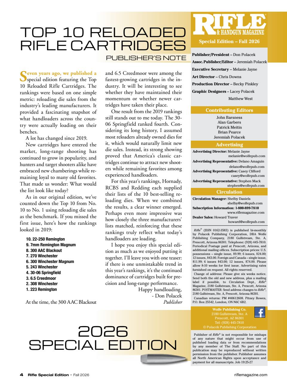 Rifle Preview Pages