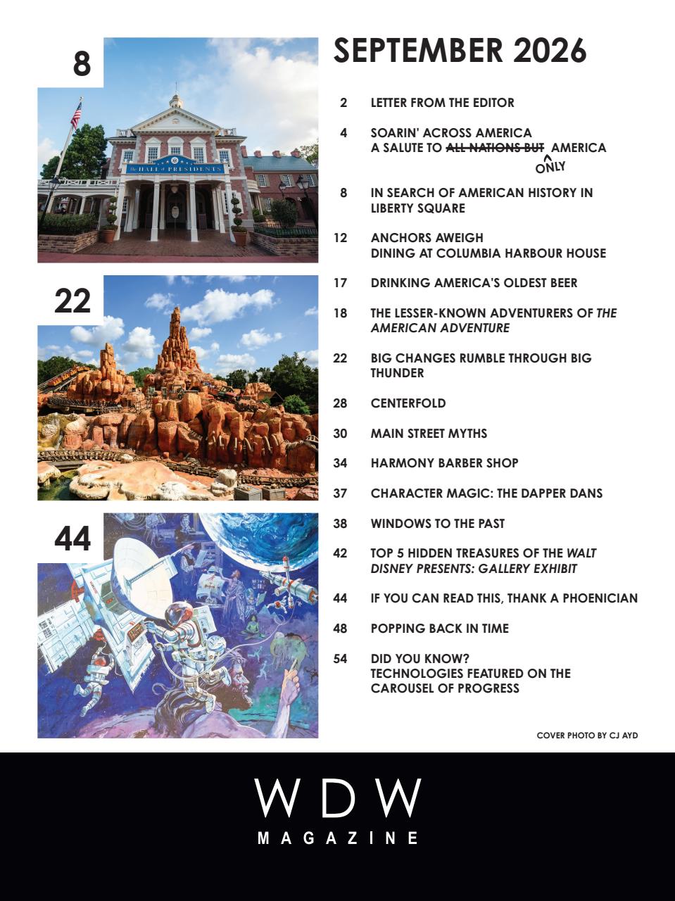 WDW Magazine Preview Pages