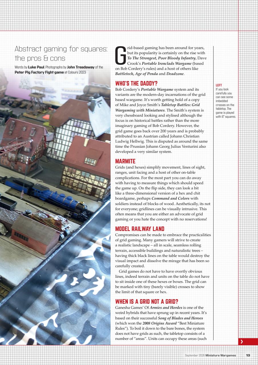 Miniature Wargames Preview Pages