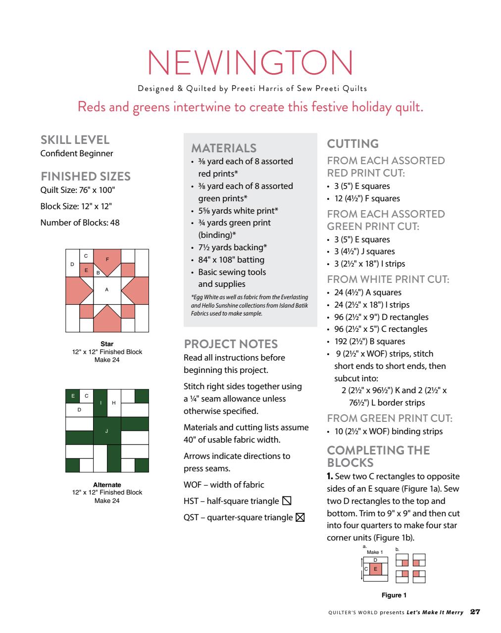 Quilter's World Preview Pages