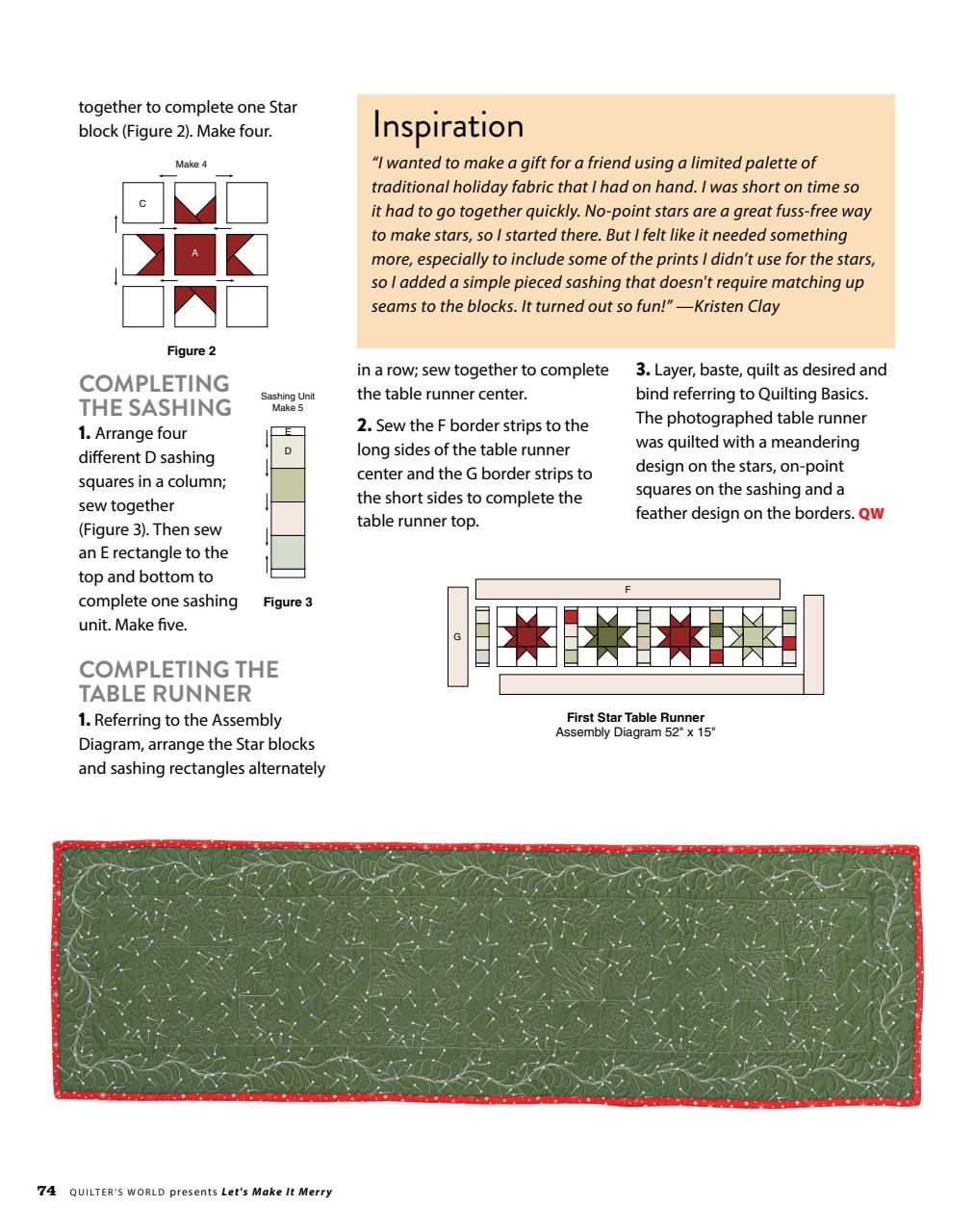 Quilter's World Preview Pages