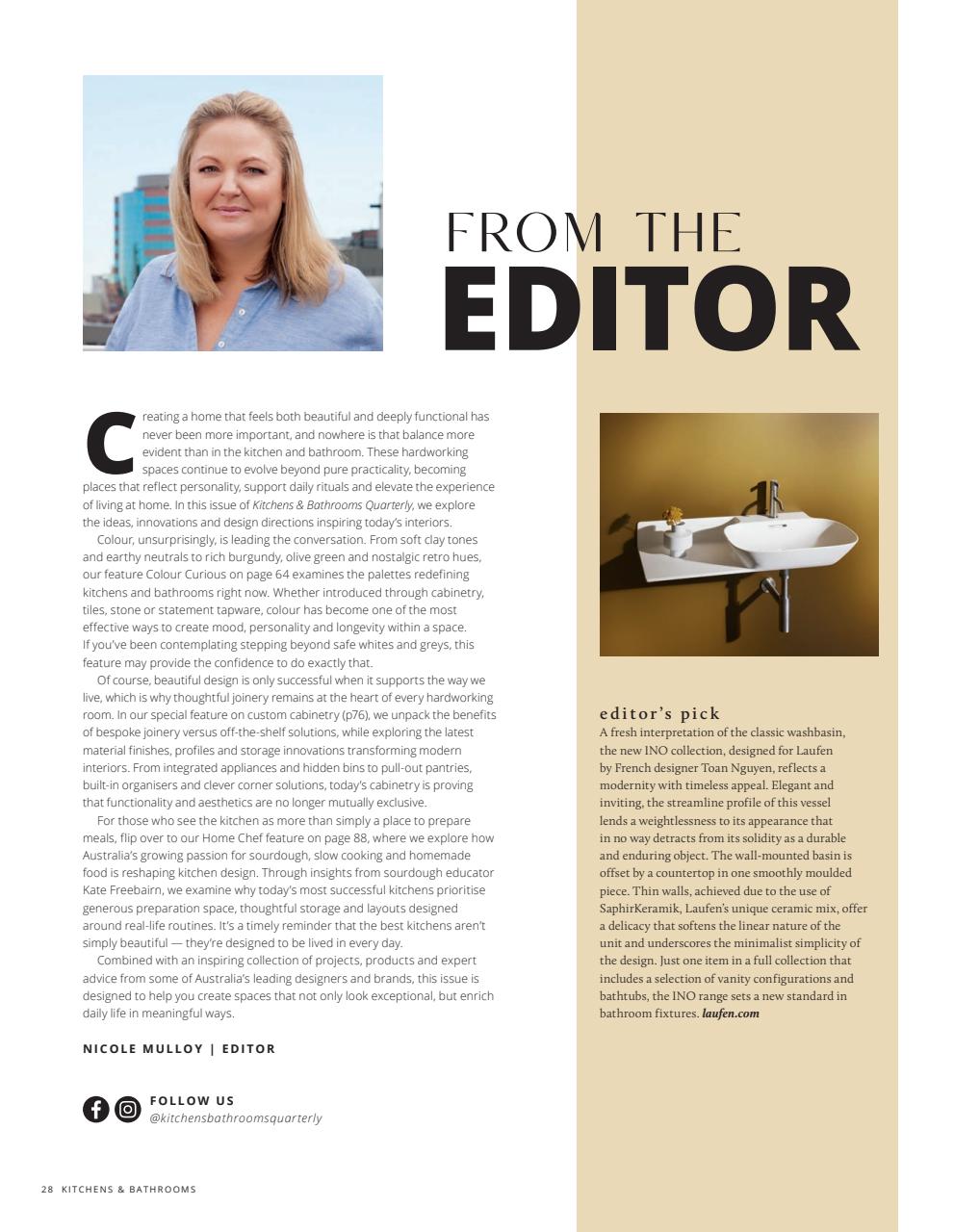 Kitchens & Bathrooms Quarterly Preview Pages