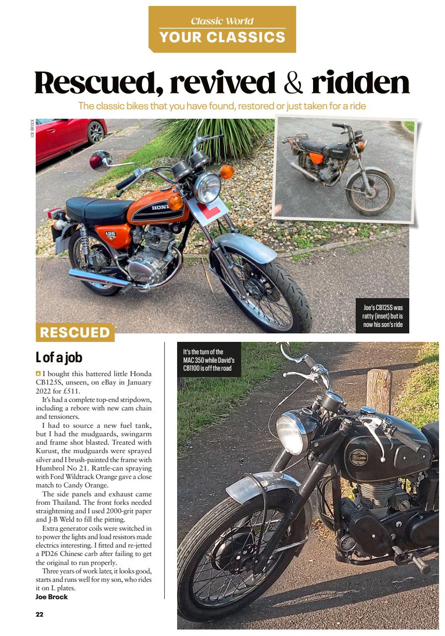 Classic Bike Preview Pages