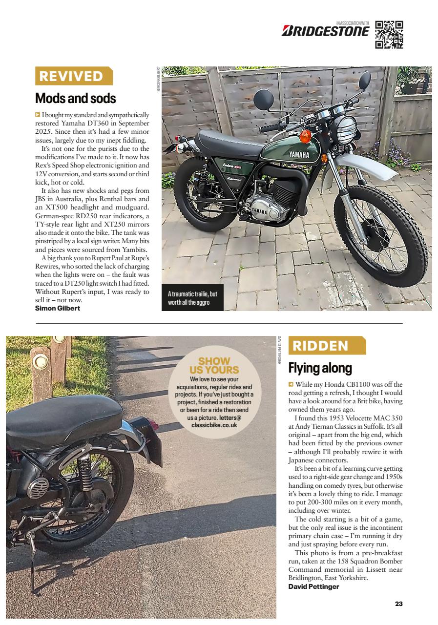 Classic Bike Preview Pages