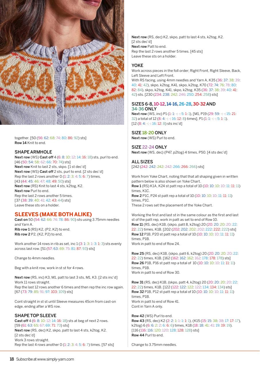 Simply Knitting Preview Pages