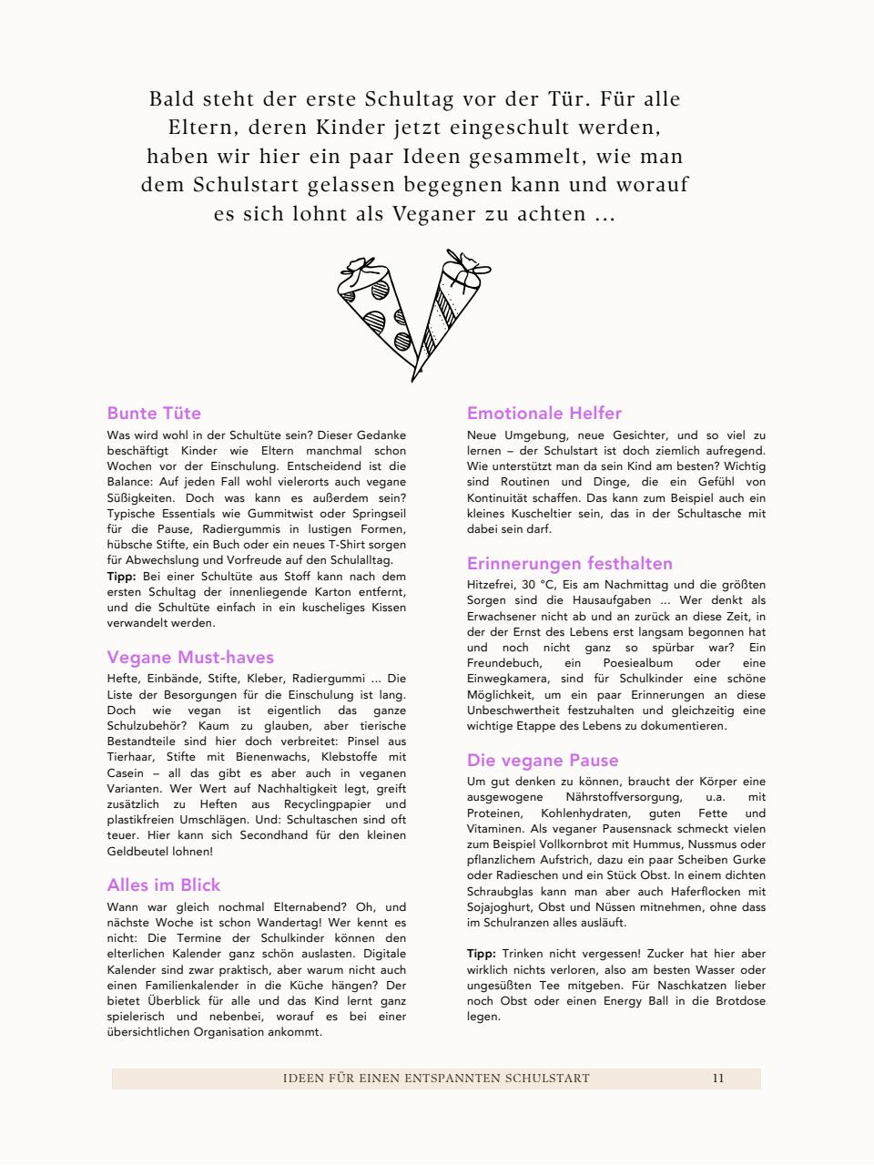 Vegan World Preview Pages