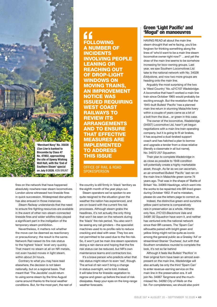 Steam Railway Preview Pages