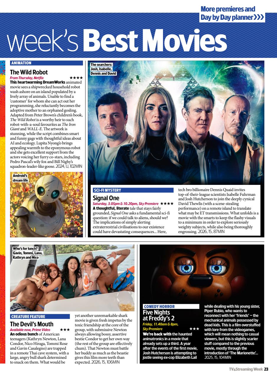 TV & Satellite Week Preview Pages