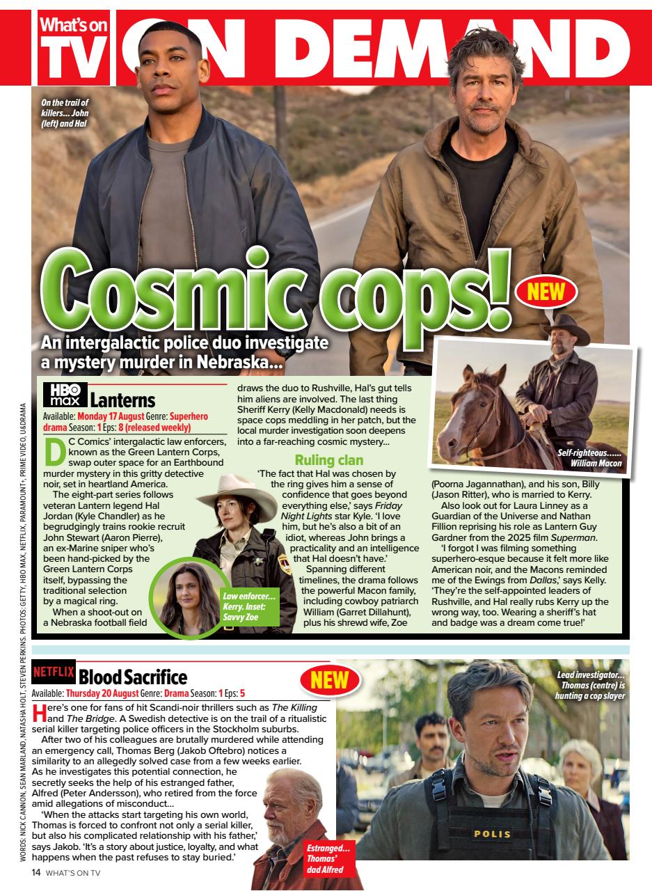 What's on TV Preview Pages