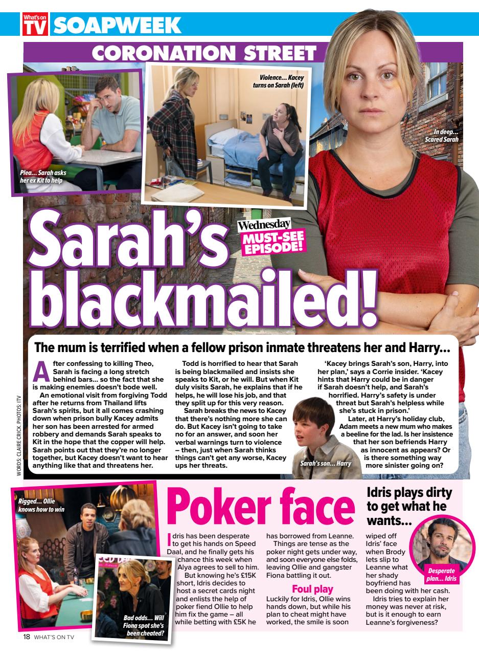 What's on TV Preview Pages
